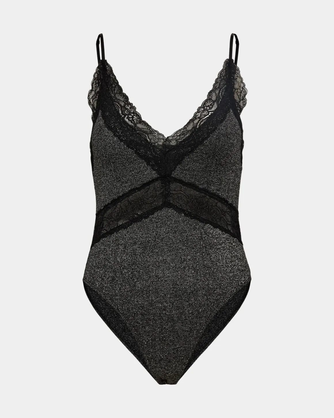 ALEEASW BODYSTOCKING - Black