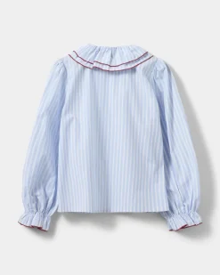 ALEXASW SHIRT - Blue striped
