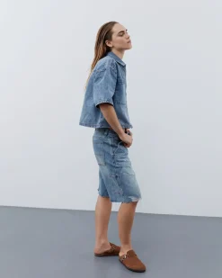 AlineSW Shirt - Light denim blue