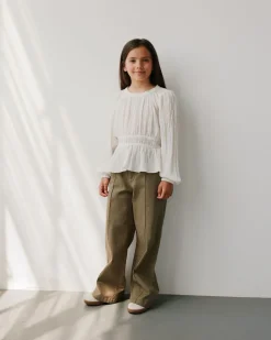 ALLISSY BLOUSE - Snow white