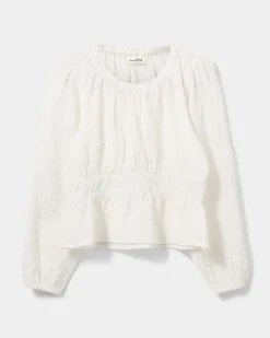 ALLISSY BLOUSE - Snow white