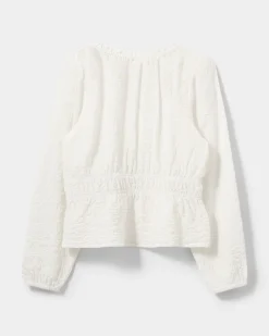 ALLISSY BLOUSE - Snow white