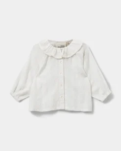 ALMINASB BLOUSE - Snow white