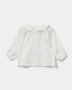 ALMINASB BLOUSE - Snow white