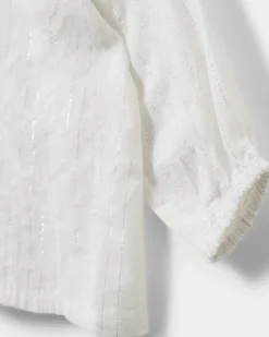 ALMINASB BLOUSE - Snow white