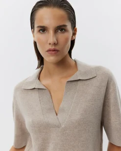 AMALYSW BLOUSE - Brown melange