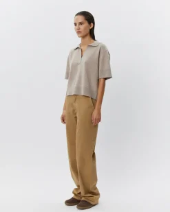 AMALYSW BLOUSE - Brown melange