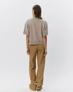 AMALYSW BLOUSE - Brown melange