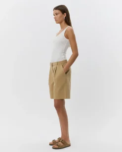 AMELSW SHORTS - Camel