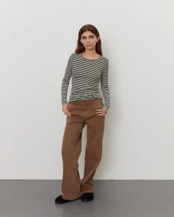 AMYSW TROUSERS - Brown
