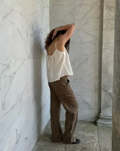 AMYSW TROUSERS - Brown