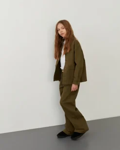 AMYSY TROUSERS - Army Green
