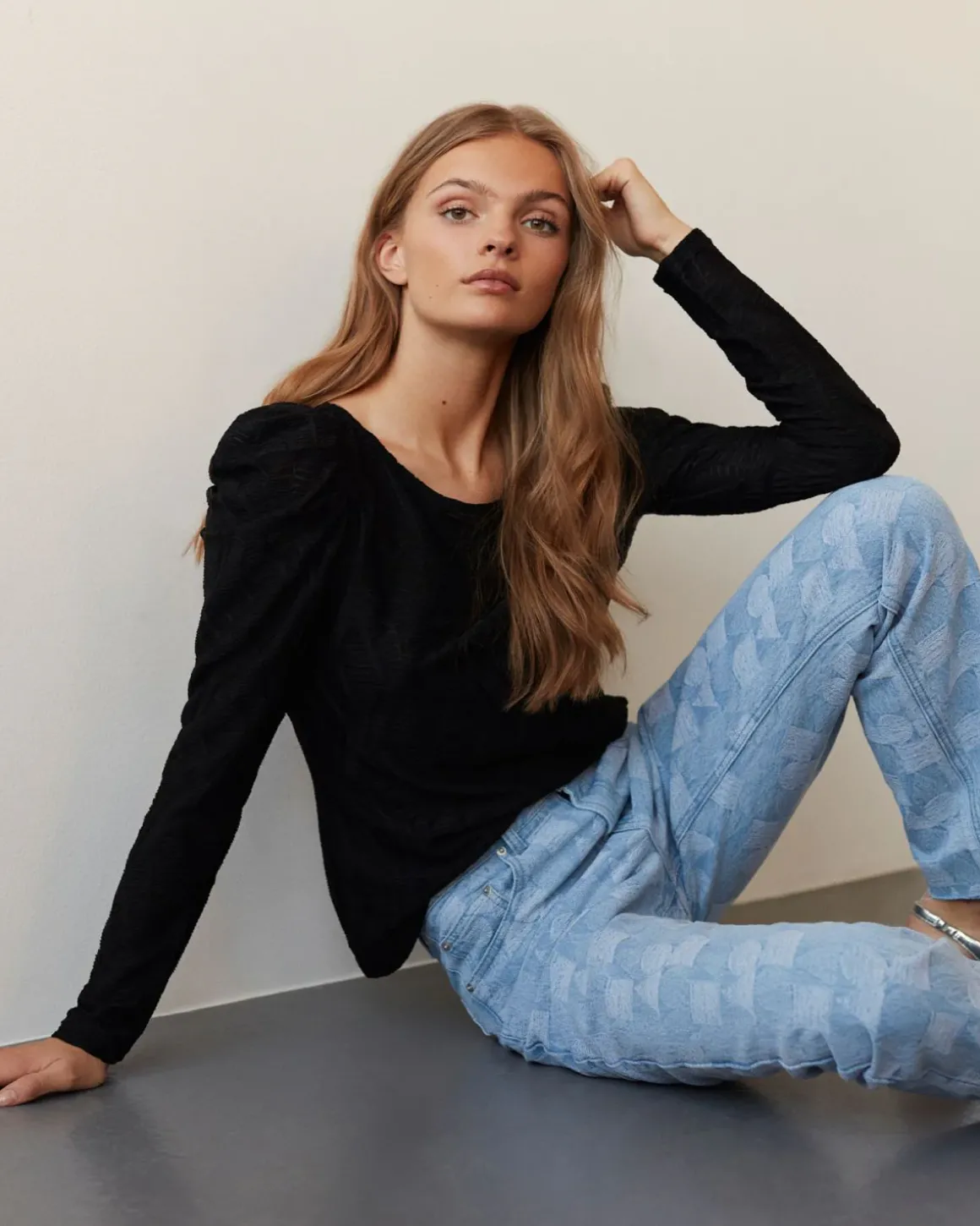 ANABELLASW JEANS - Light blue