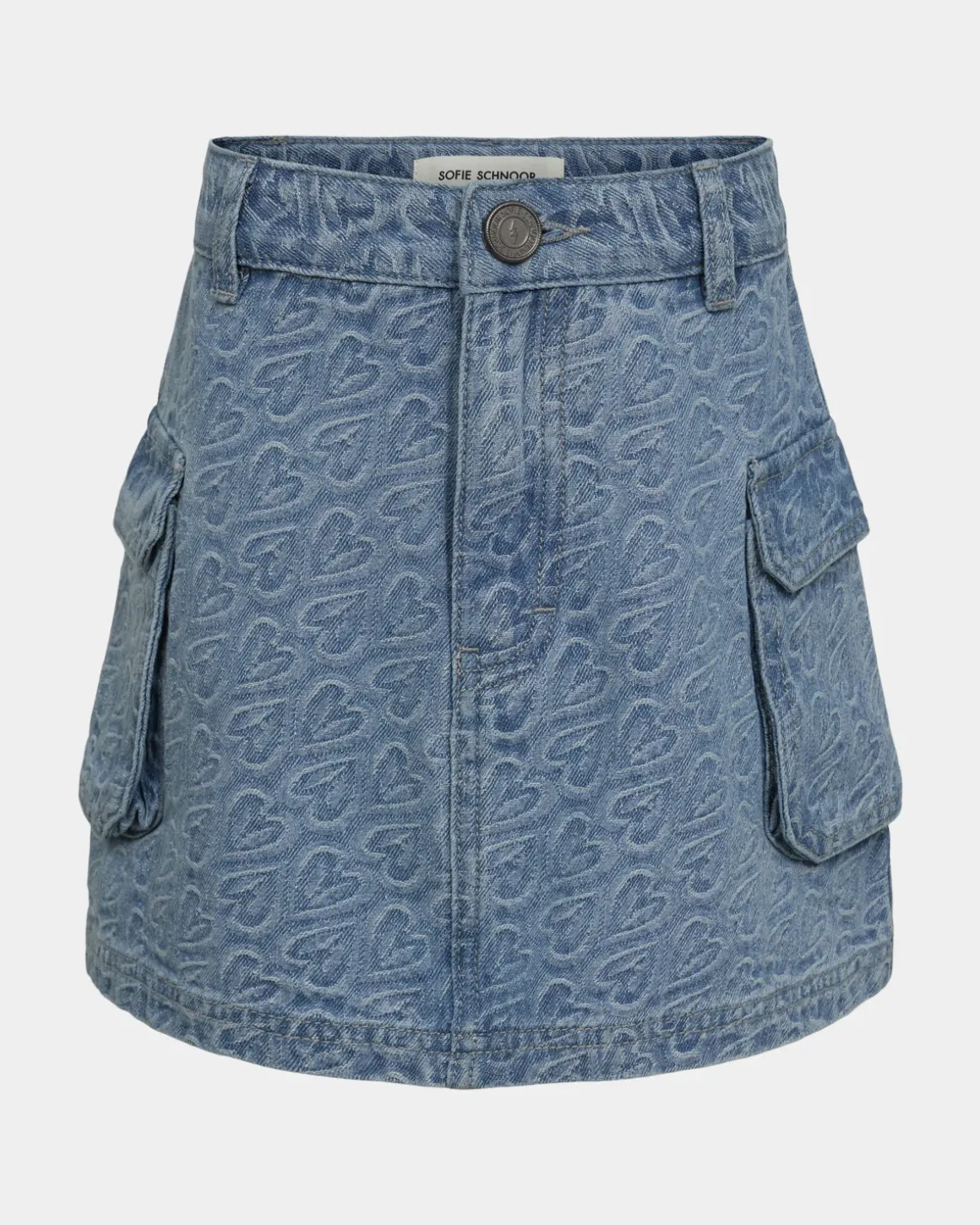 ANASY SKIRT - Denim blue