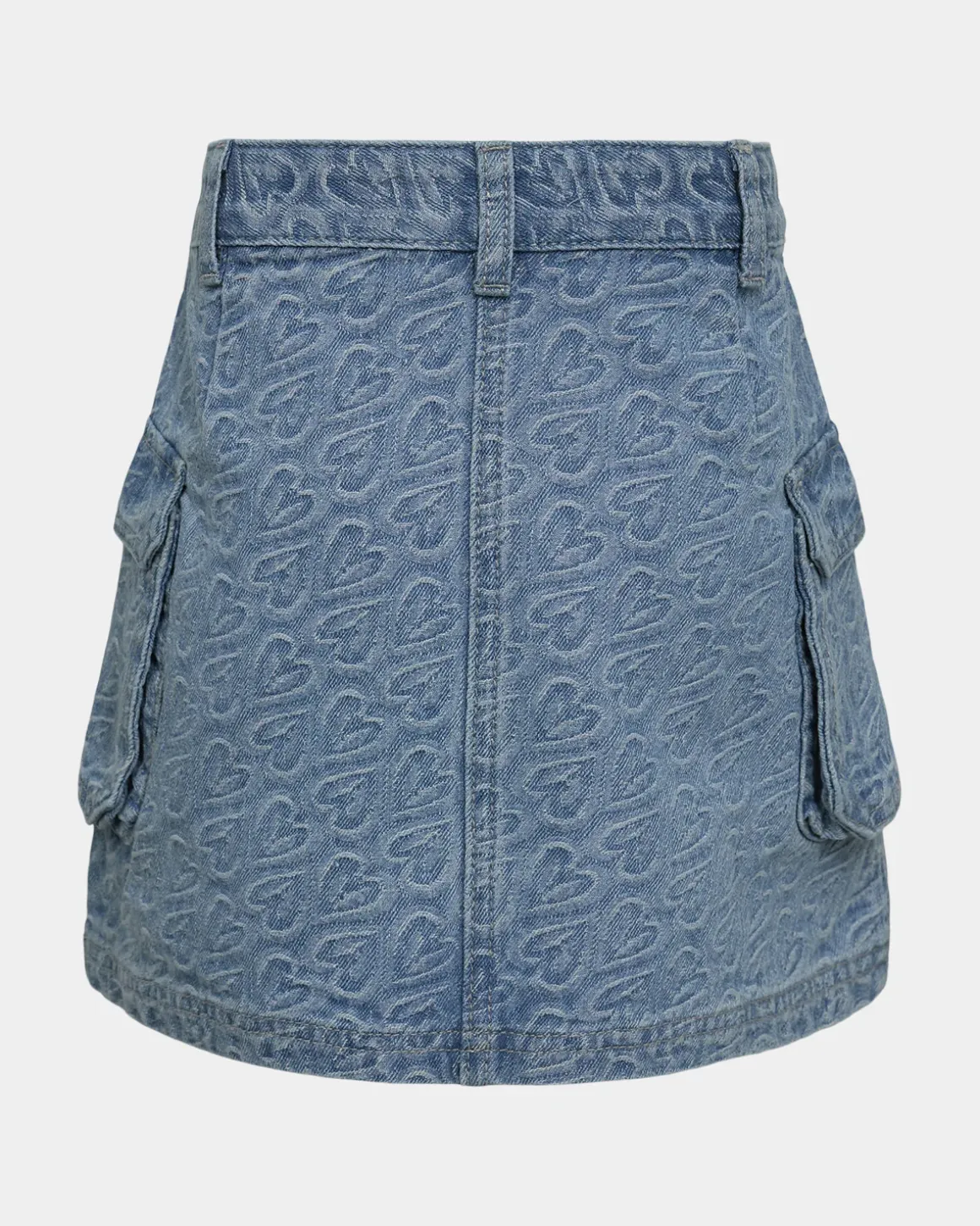 ANASY SKIRT - Denim blue