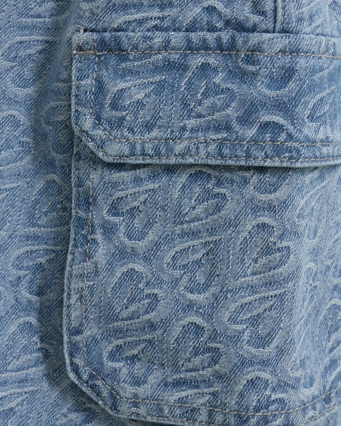 ANASY SKIRT - Denim blue