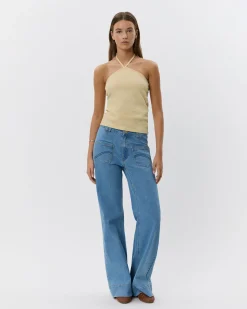 ANDREESW TOP - Light yellow