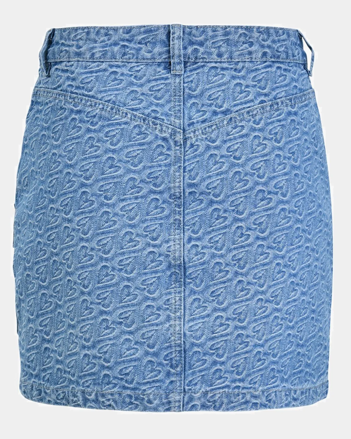 ANELLASW SKIRT - Light denim blue