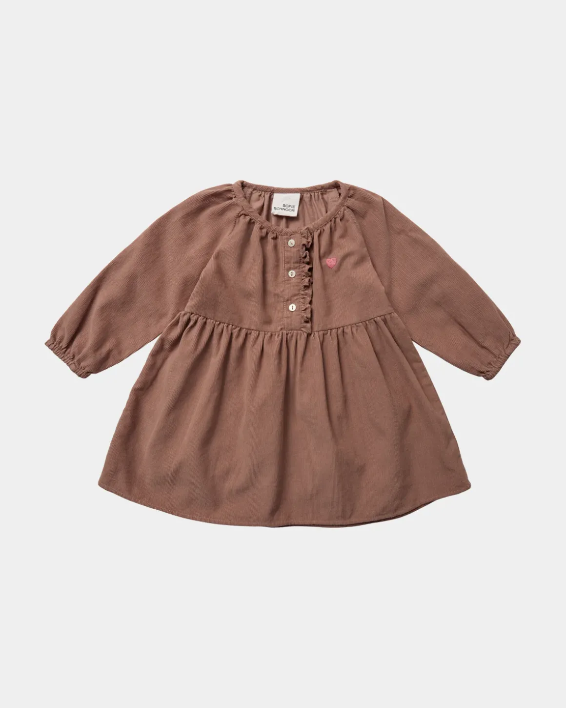 ANNASB DRESS - Rosy brown