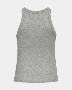 ANNELLASY TOP - Grey melange