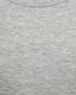 ANNELLASY TOP - Grey melange