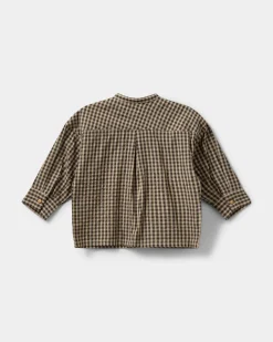ASKERSB SHIRT - Brown check