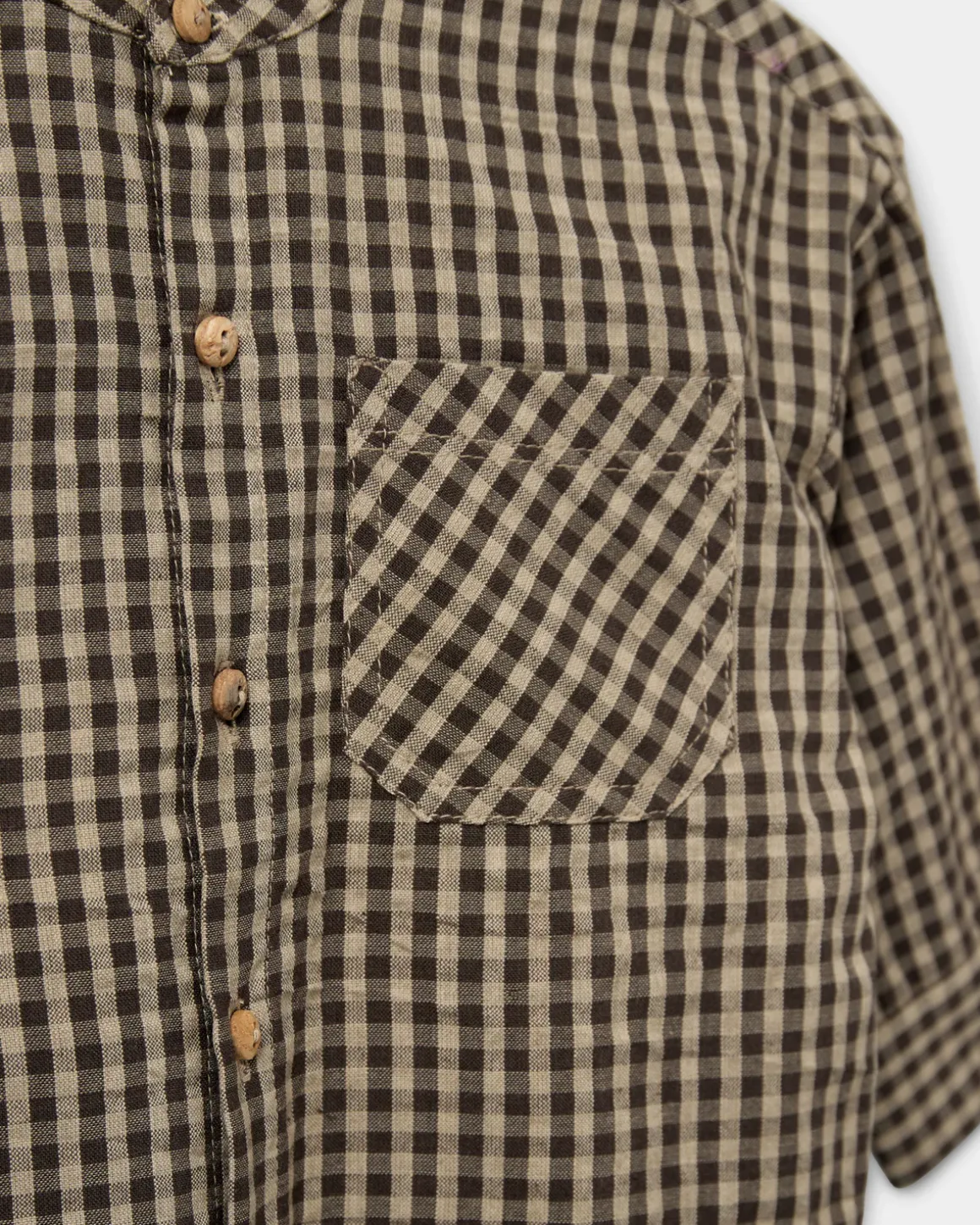 ASKERSB SHIRT - Brown check