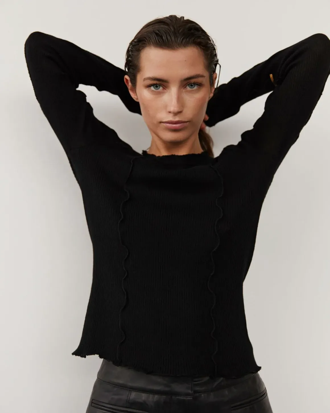 ASTERSW BLOUSE - Black