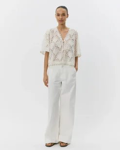 ATHENASW TROUSERS - Off white