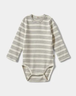 AUGUSTSB BODYSTOCKING - Antique White w Blue