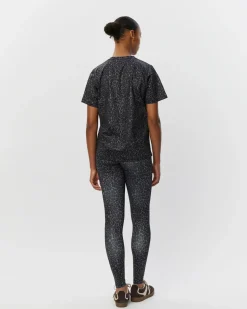 AVALINASPO LEGGINGS - Grey leopard