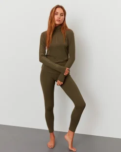 AVALINASW LEGGINGS - Army Green