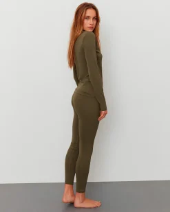 AVALINASW LEGGINGS - Army Green