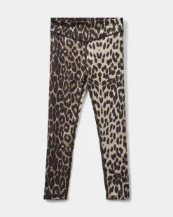 AVELINASK LEGGINGS - Light brown leopard