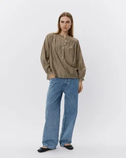 AYOSW SHIRT - Brown Striped