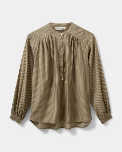 AYOSW SHIRT - Brown Striped