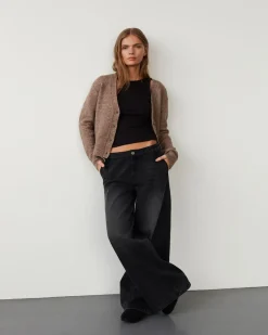 AZZISW JEANS - Black