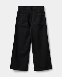 AZZISY TROUSERS - Washed black