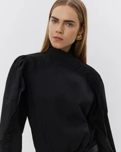 BABETTESW BLOUSE - Black