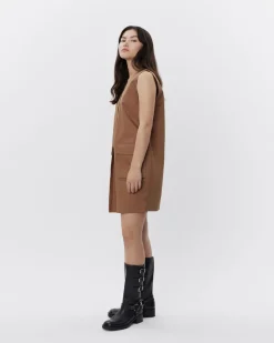 BALUNASW DRESS - Camel