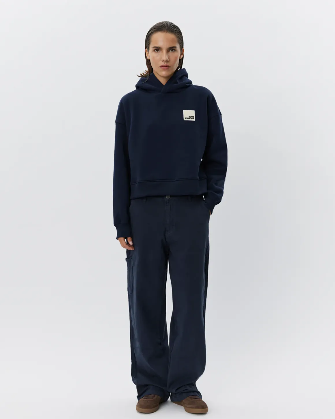 BASIKSW HOODIE - Navy Blue