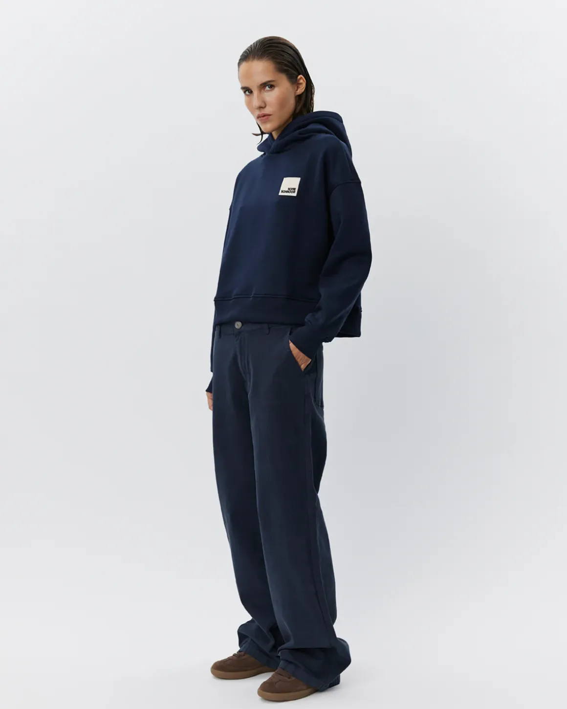 BASIKSW HOODIE - Navy Blue