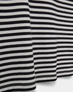 BAYSW T-SHIRT - Black striped