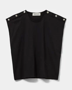 BAYSW T-SHIRT - Black w silver
