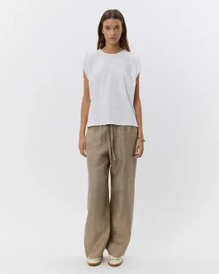 BAYSW T-SHIRT - White gold