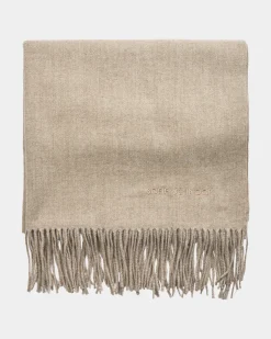 BELLASW SCARF - Brown melange