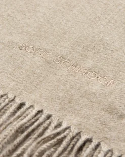 BELLASW SCARF - Brown melange