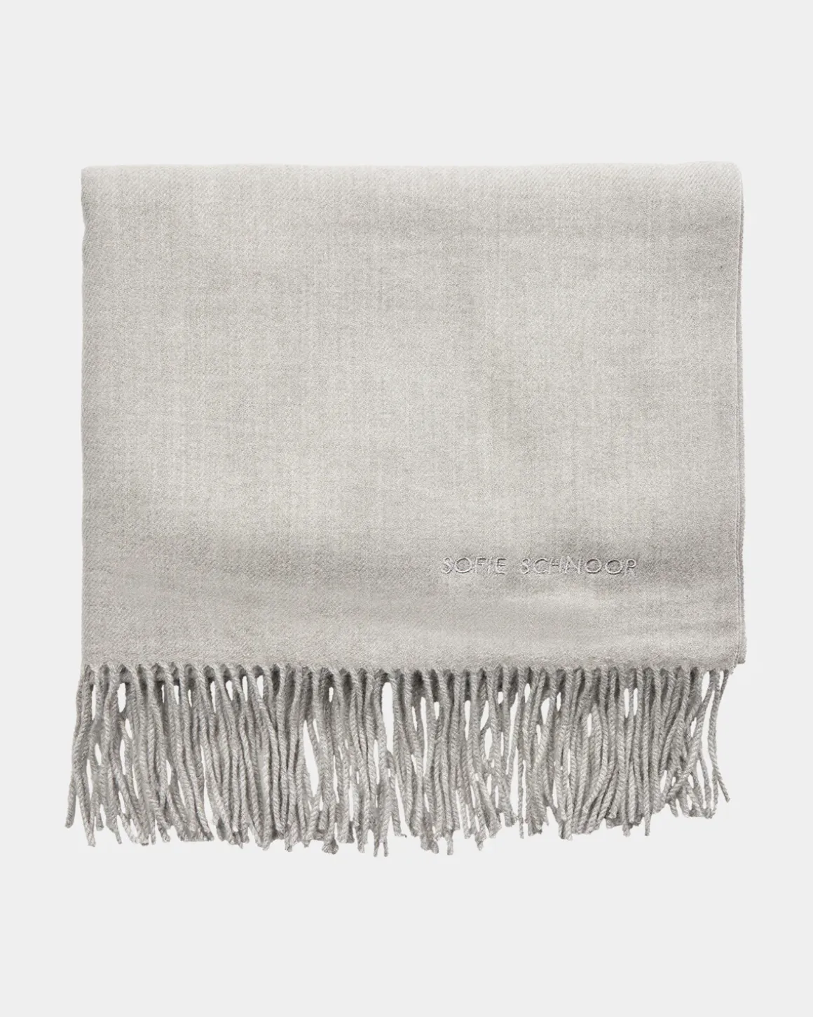 BELLASW SCARF - Grey melange
