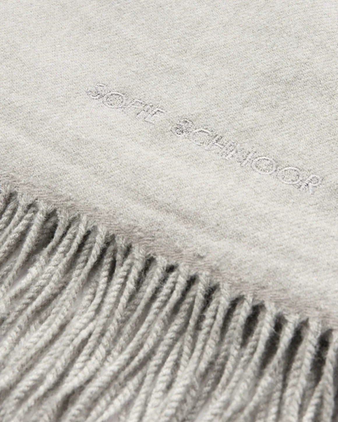 BELLASW SCARF - Grey melange