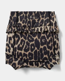 BETHSB SWIM PANTS - Light brown leopard